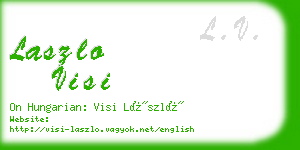 laszlo visi business card